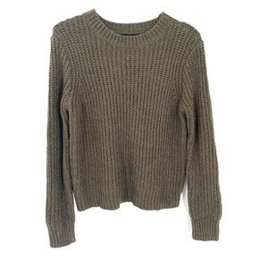 Forever 21 Olive Green Knit Olive Green Sweater